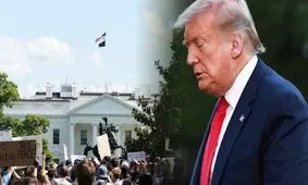 ترامپ: فقط برای مدت کوتاهی به پناهگاه کاخ سفید رفتم