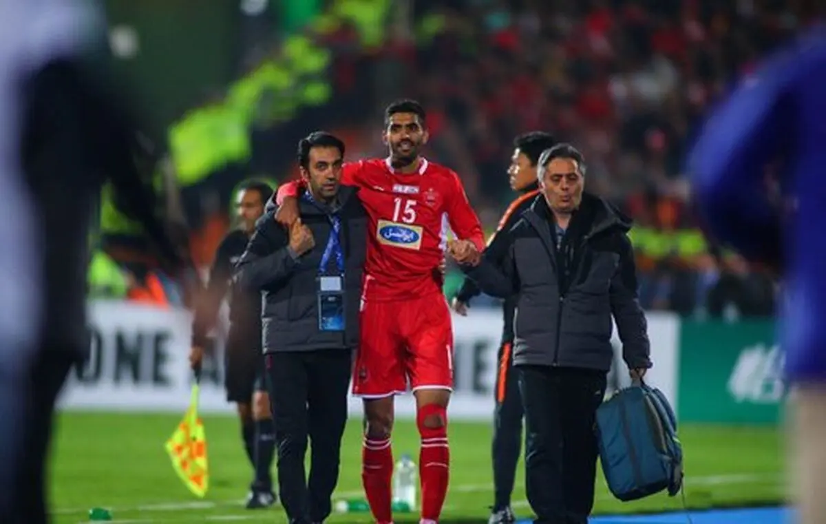 مدافع پرسپولیس دوباره رباط پاره کرد؟
