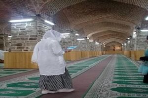 نخستین مسافر خارجی در مسجد جامع ارومیه حضور یافت