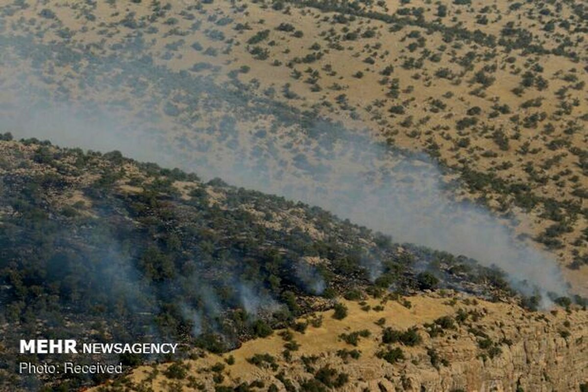 آتش‌سوزی در جنگل‌ها و مراتع خرم‌آباد