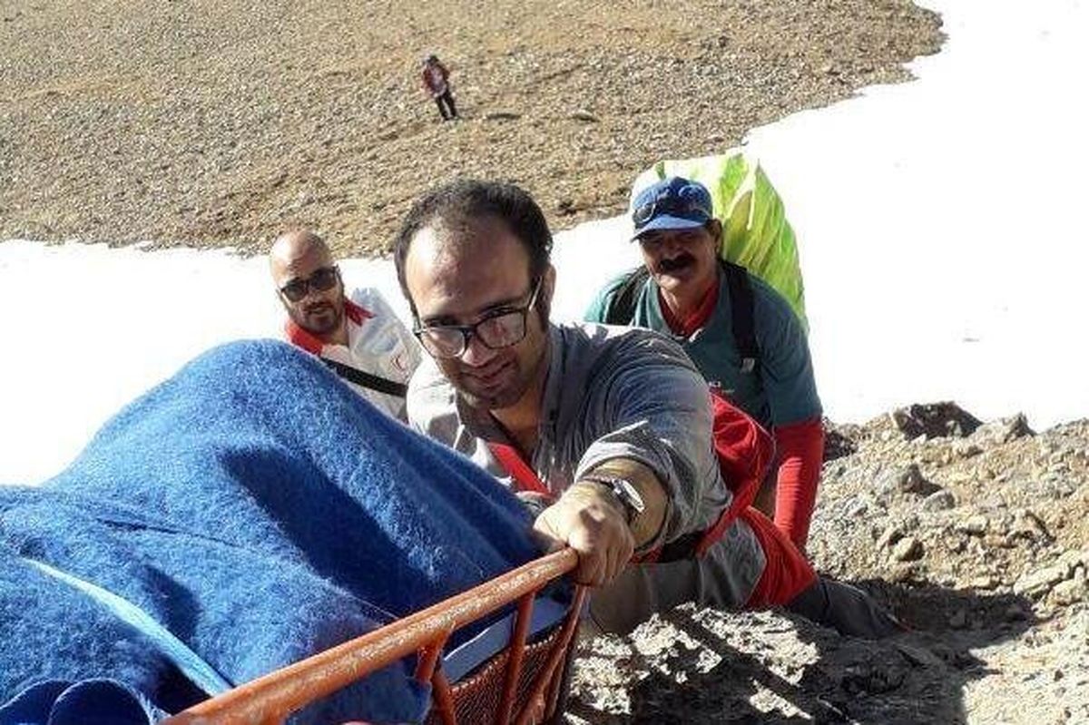سقوط یک خانم از ارتفاعات شاهوار/ تلاش ۱۲ ساعته برای نجات