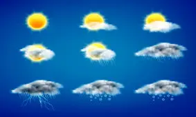 وضعیت آب و هوا؛ بارش باران در غرب سواحل دریای خزر