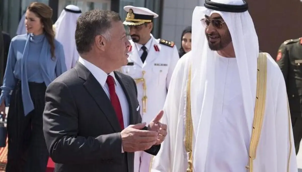 گفتگوی تلفنی پادشاه اردن و ولیعهد ابوظبی