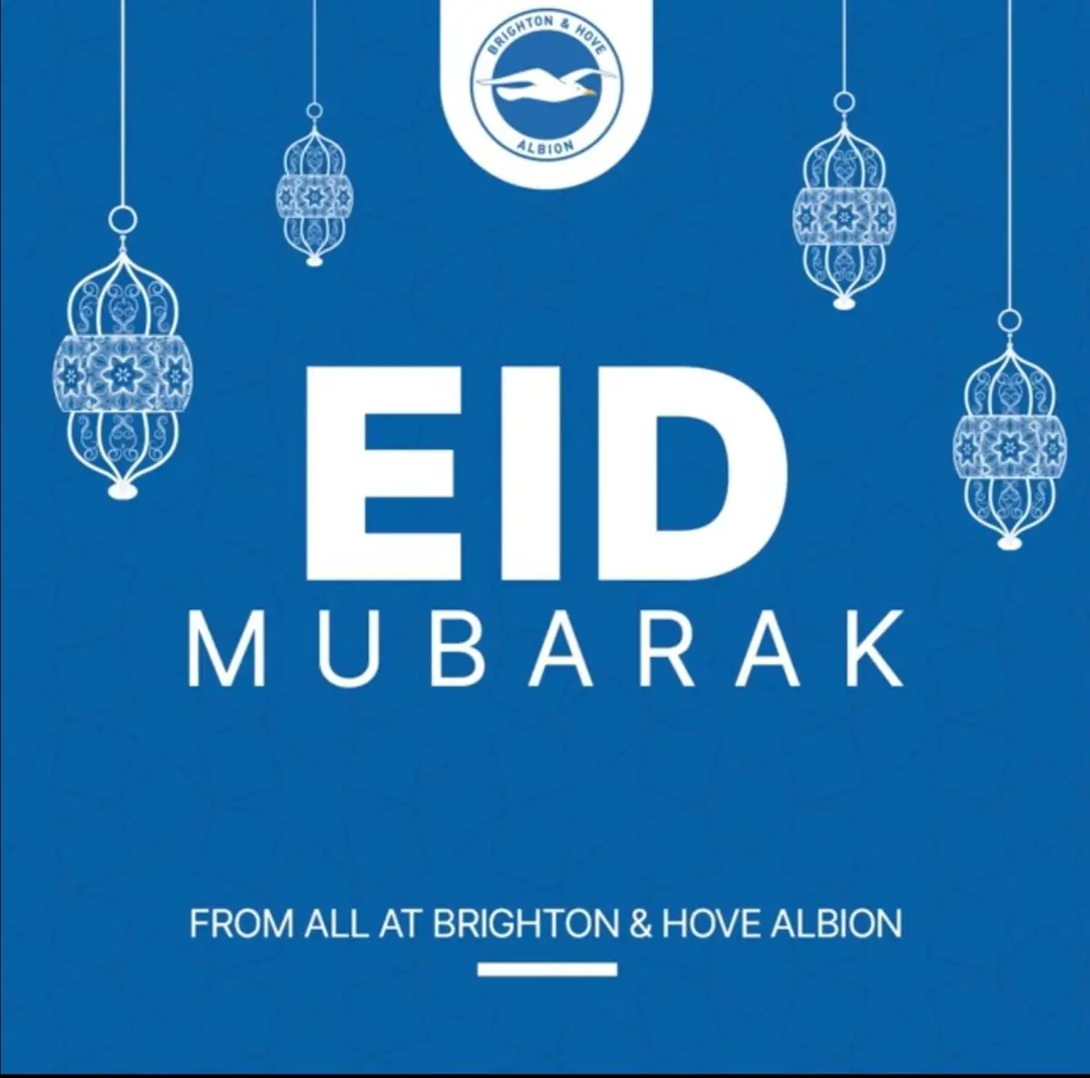 تبریک علیرضا جهانبخش و سایر بازیکنان برایتون به مناسبت عید فطر/ فیلم