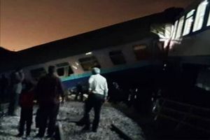 اولین فیلم از محل حادثه قطار همدان-مشهد‌