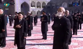 فیلم| حال و هوای حرم امام رضا(ع) در روز عید سعید فطر