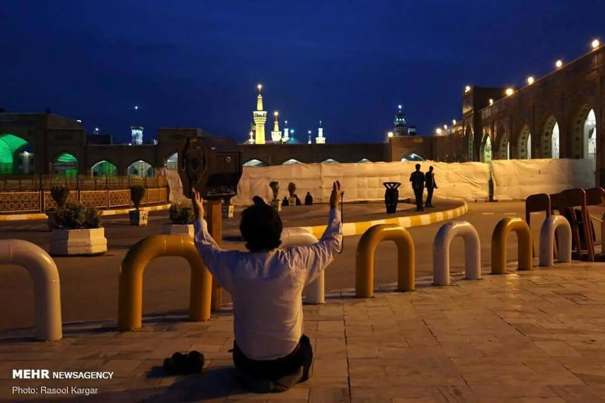 فیلم/ مراسم شکرانه بازگشایی حرم مطهر رضوی