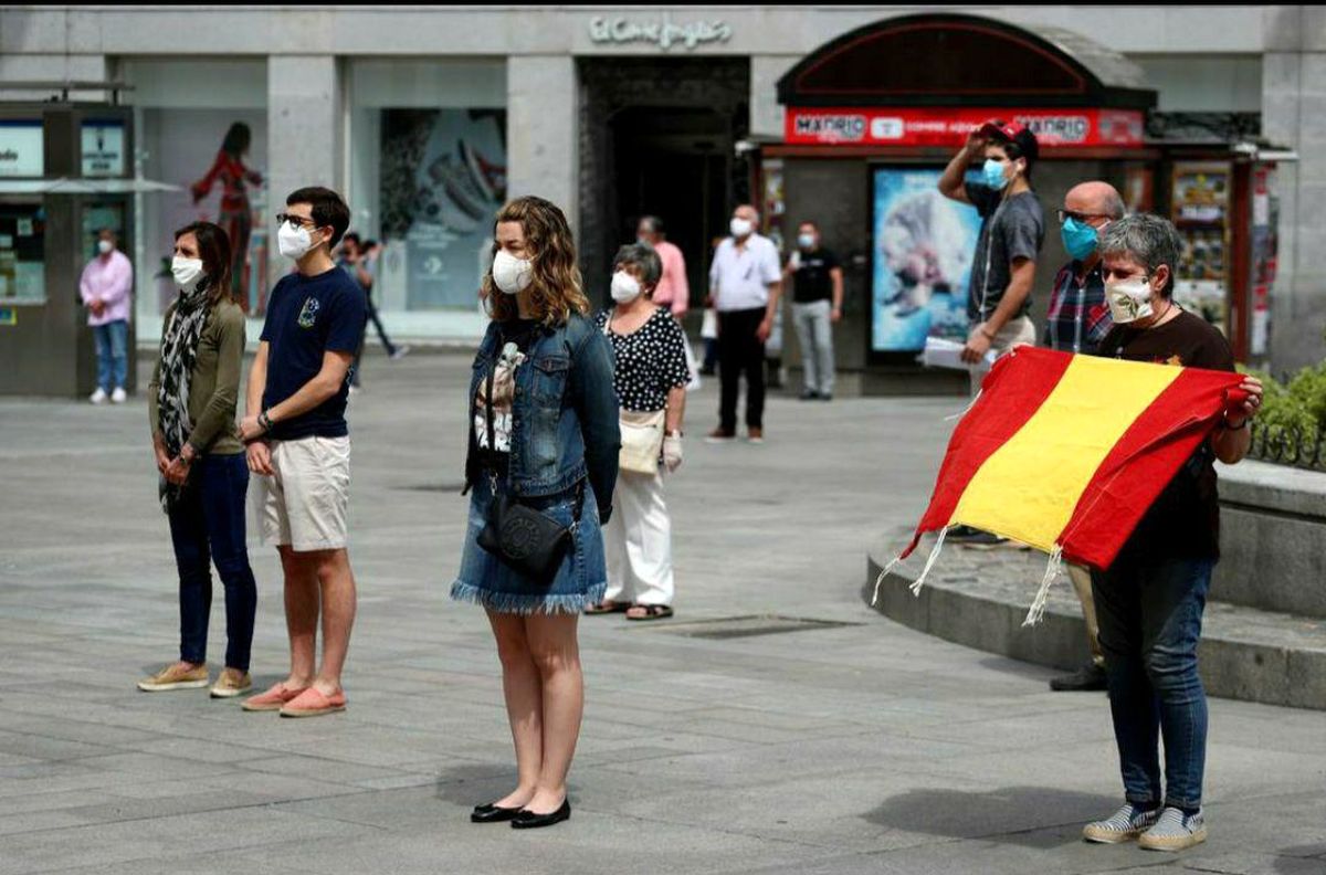 ۱۰ روز عزای عمومی در اسپانیا به احترام جانباختگان ناشی از کرونا