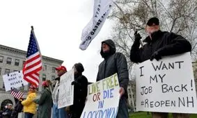 ویروس کرونا| چه شهرهایی به خاطر اعلام قرنطینه تظاهرات کردند؟