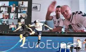 ایده جذاب یک تیم دانمارکی برای جبران غیبت تماشاگران/عکس