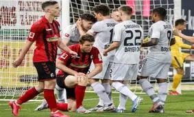 بوندس‌لیگا| برتری بایرلورکوزن در خانه فرایبورگ