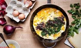 طرز تهیه املت پیاز