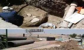 کشف گور خمرۀ اشکانی در تپه اشرف
