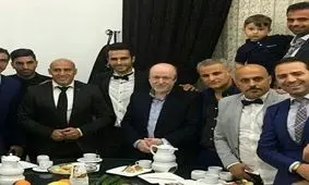 استقلالی ها در مراسم عروسی علی قربانی+عکس