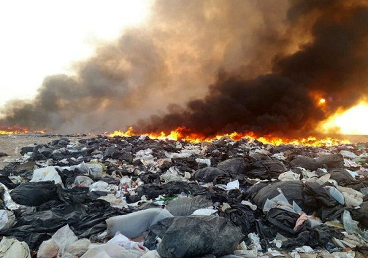 پیگیری قضایی آتش‌سوزی‌های سایت دفن زباله اهواز