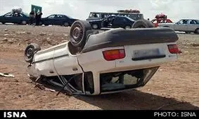 خواب آلودگی راننده منجر به تصادف مرگبار در محور شاهرود-آزادشهر شد