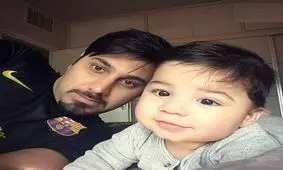 لحظه اولین آغوش پدرانه احسان خواجه امیری
