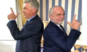 انتقاد تند رییس ناپولی از ساری و آنچلوتی