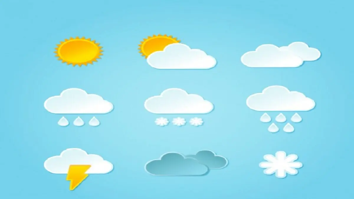 وزش باد نسبتا شدید در استان‌ های تهران و قم/وقوع رگبار در هفت استان کشور