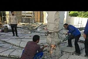 ساخت بنای غیر قانونی رئیس جمهور در جماران! + فیلم تخریب
