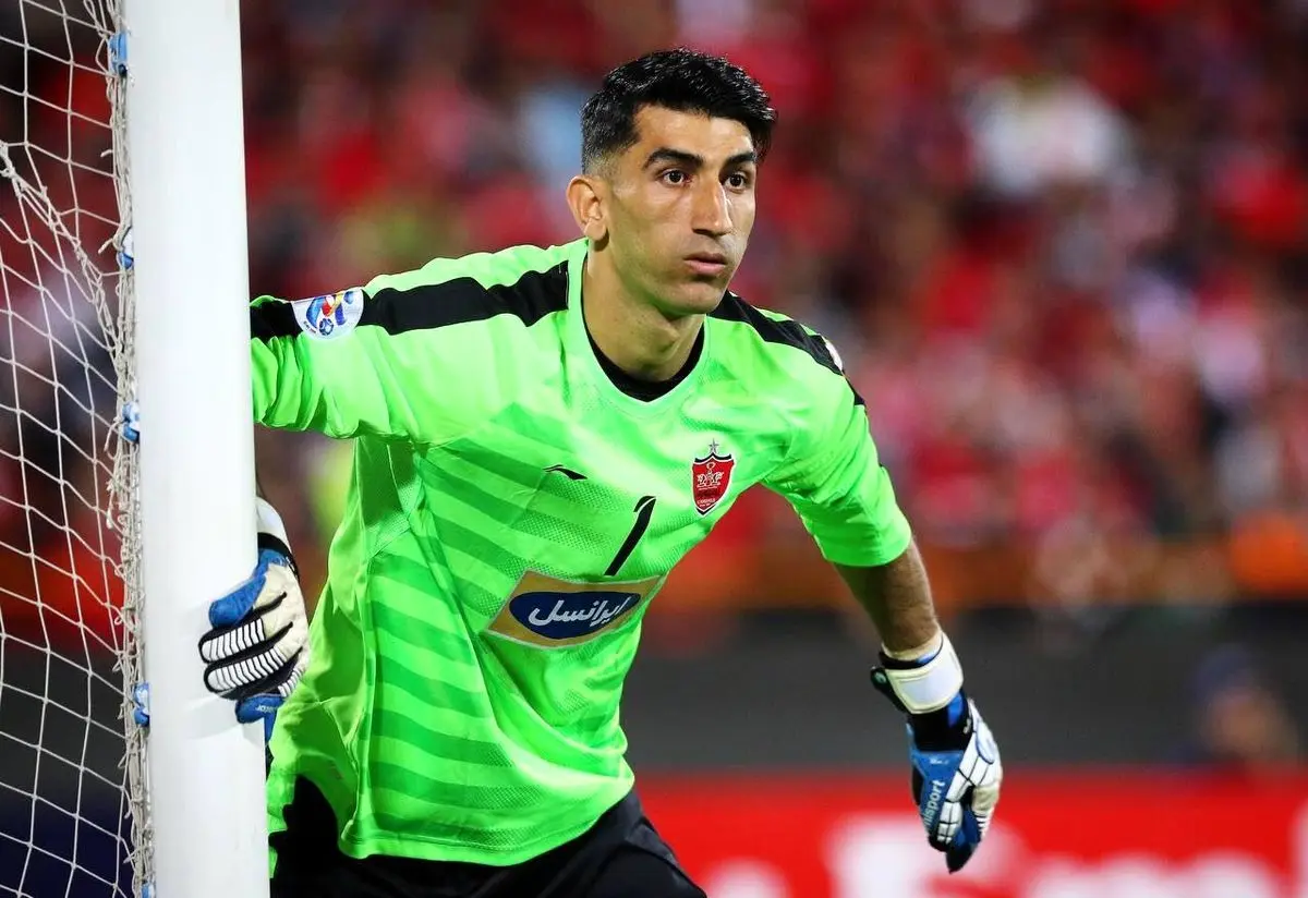 حضور بیرانوند در باشگاه پرسپولیس