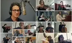 همايون شجريان⁩ و ⁧عبير‌ نعمه⁩ خواننده لبنانی «مرغ سحر» را بازخوانی کردند/ فیلم