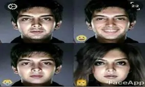 فیس‌آپ جالب و دیدنی هنرمندان