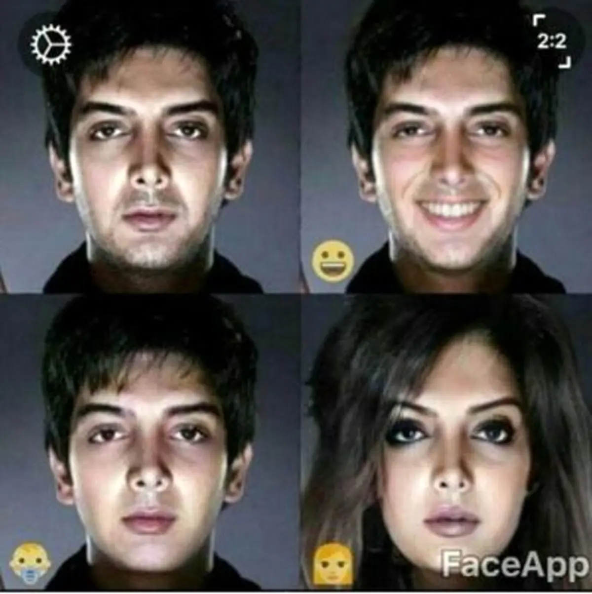 فیس‌آپ جالب و دیدنی هنرمندان