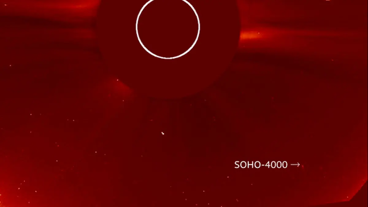 رصد دنباله‌داری که تاکنون دیده نشده بود