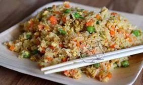 طرز تهیه پلو مرغ سرخ شده