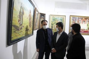 نمایشگاه هنرهای تجسمی ثامن الائمه(ع) در مشهد افتتاح شد