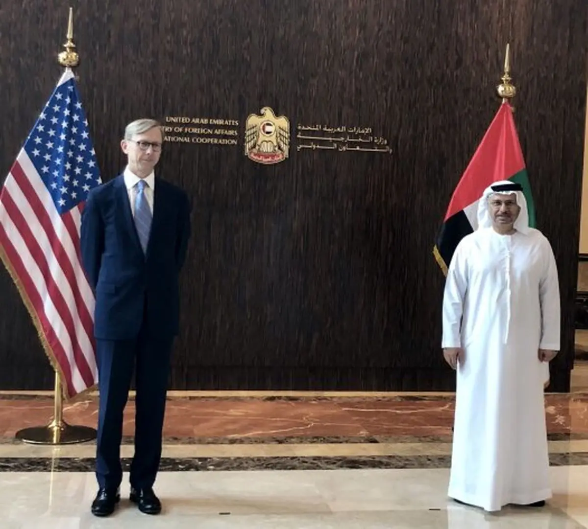 رایزنی هوک با مقامات ارشد امارات درباره تمدید تحریم تسلیحاتی ایران