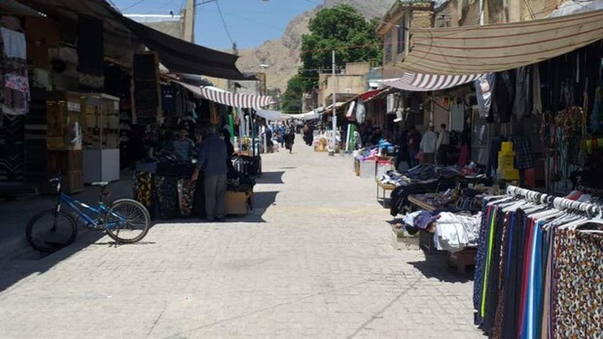 پیشرفت ۹۵ درصدی پیاده راهسازی خیابان فردوسی خرمآباد