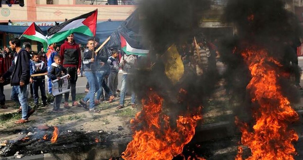 تظاهرات "روز خشم" در فلسطین علیه معامله قرن و الحاق کرانه باختری
