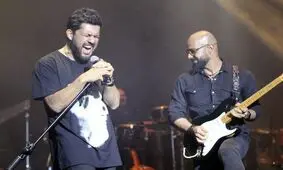 حامد بهداد در هیبت یک راک‌استار/ عکس