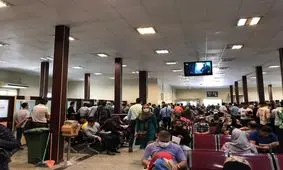 عدم رعایت فاصله گذاری اجتماعی در کرج+فیلم