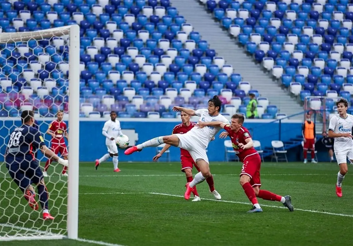 سردار آزمون؛ بهترین بازیکن زنیت در هفته بیست‌وپنجم لیگ برتر روسیه + عکس