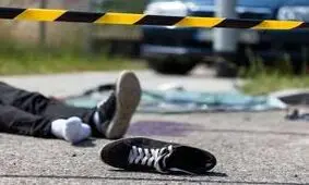 مرگ عابر پیاده در برخورد اتوبوس