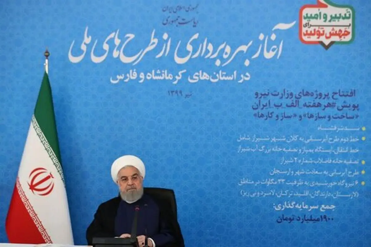 روحانی: هر پشت بام تبدیل به یک نیروگاه خورشیدی شود