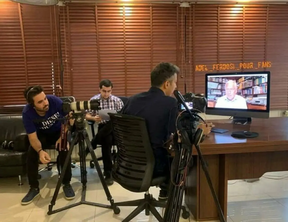 گفت‌وگوی فردوسی‌پور با گزارشگر معروف انگلیسی