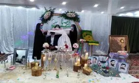 آغاز پیوند آسمانی در زیر پرچم سبز رضوی+عکس