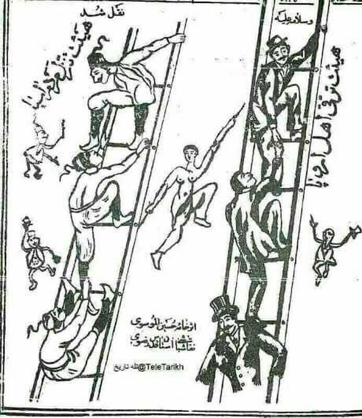 نخستین کاریکاتور مطبوعاتی ایران، ۱۲۰ سال پیش در مشهد