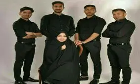 تبلیغات متفاوت مادرزن یکی از بازیکنان تراکتور در انتخابات شورای شهر+عکس