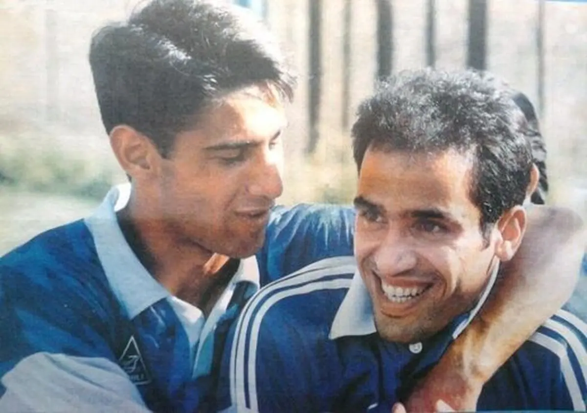 علیرضا منصوریان وقتی مو داشت!/عکس