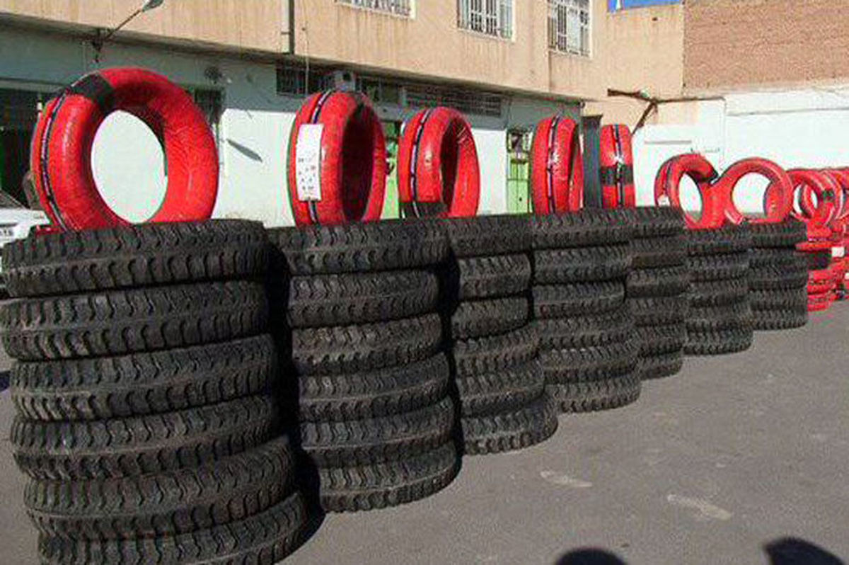 توقیف محموله لاستیک قاچاق در قزوین