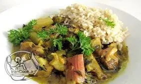 طرز تهیه خورش ریواس