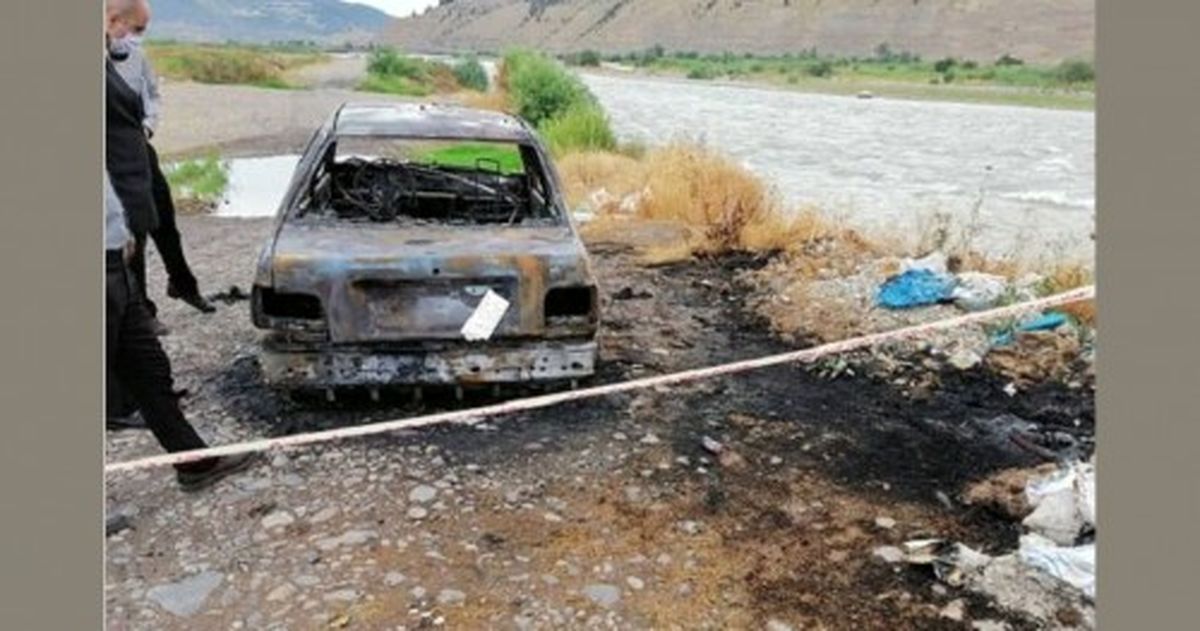 خودکشی هولناک پدر و پسر 7 سالهاش با آتش زدن پراید