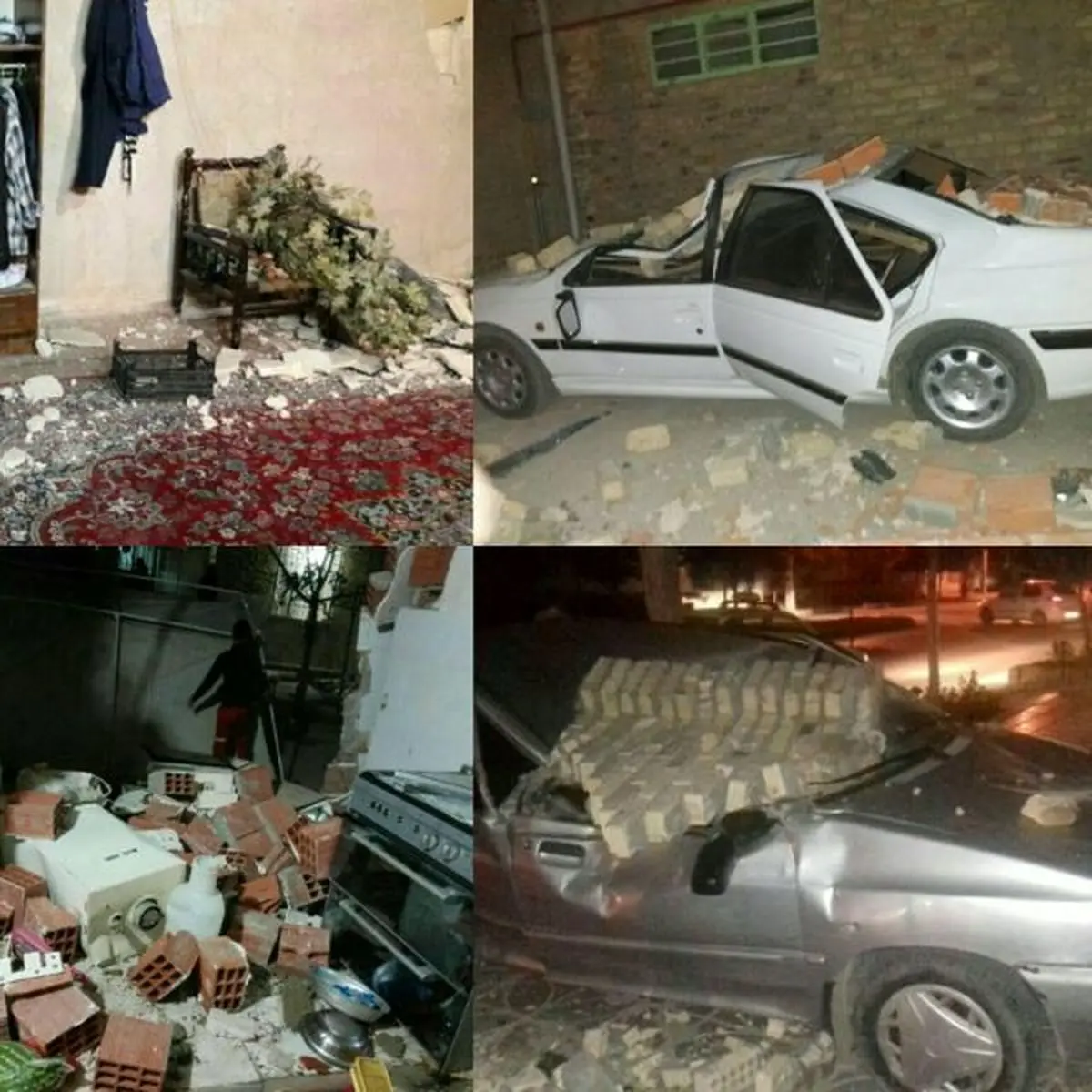 گزارش تصویری از خسارات زلزله بجنورد