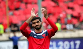 محمد انصاری در کنار بدل خود؛ جل‌الخالق! /عکس