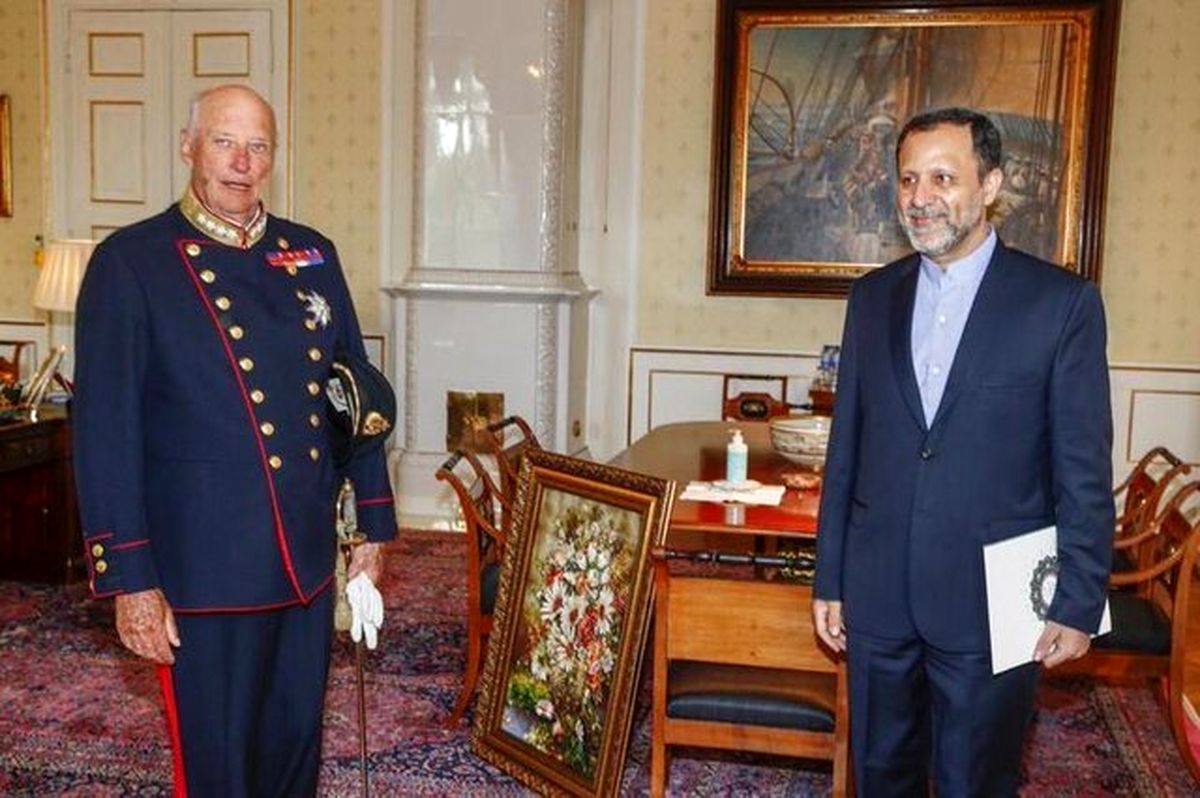 تحویل استوارنامه سفیر جدید ایران در نروژ به پادشاهی این کشور